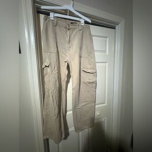 Khaki cargo baggy jeans size 15 women